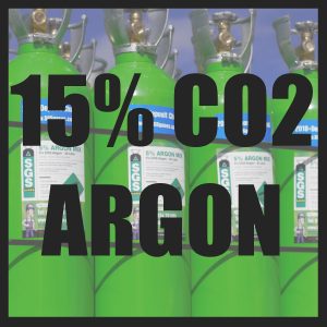 15% CO2/Argon Cylinders